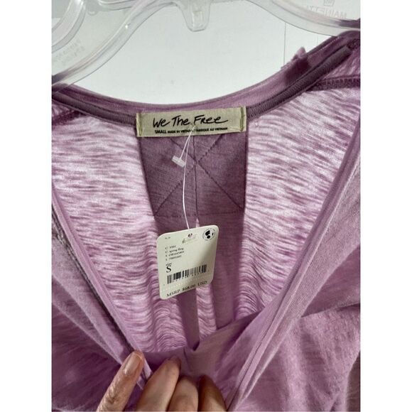 We The Free by Free People NWT Spring Fling Aria Trapeze Long Sleeve Tunic Size - Picture 6 of 9